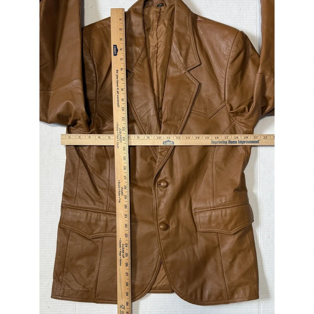 PIONEER WEAR - Men's‎ VINTAGE Leather Blazer Jacket - Size 40
